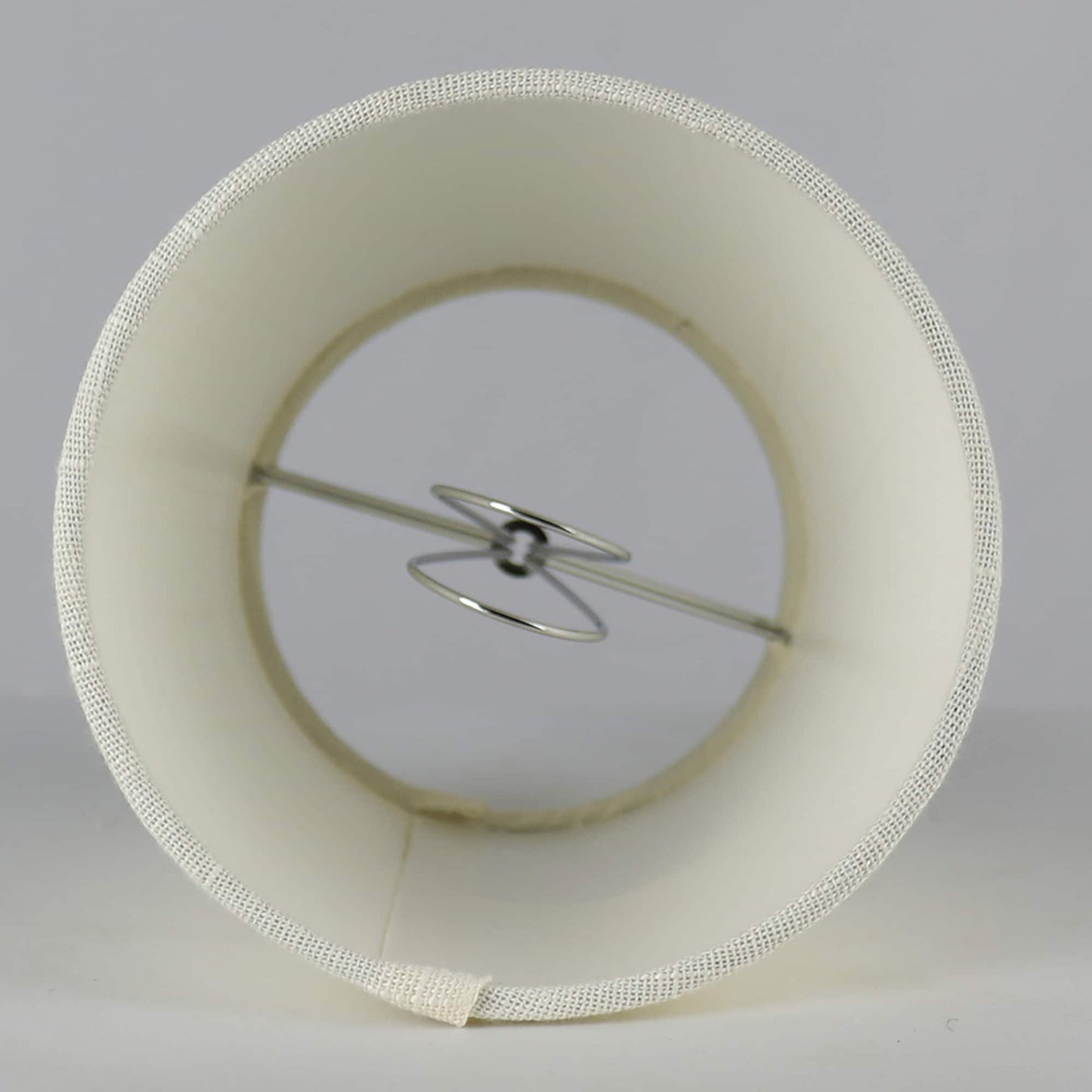 Abat-jour de lustre à clipser en lin MERIVILLE, 4 pouces sur 5 pouces sur 5 pouces