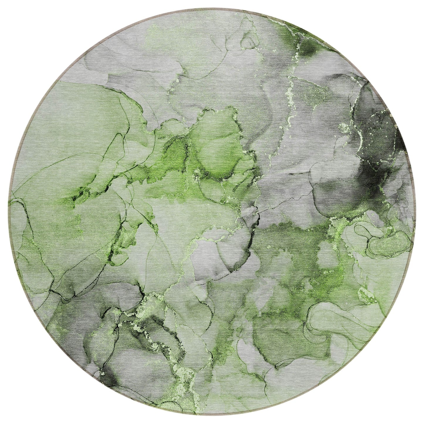 Tapis Chantille abstrait lavable en machine pour intérieur/extérieur