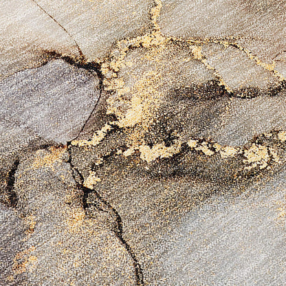 Tapis Chantille abstrait lavable en machine pour intérieur/extérieur