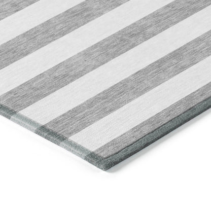 Tapis Chantille à rayures cabana lavable en machine pour intérieur/extérieur