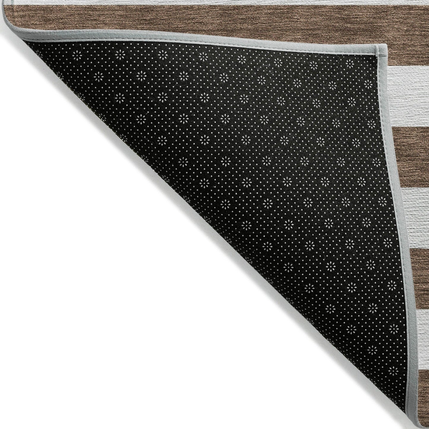 Tapis Chantille à rayures cabana lavable en machine pour intérieur/extérieur