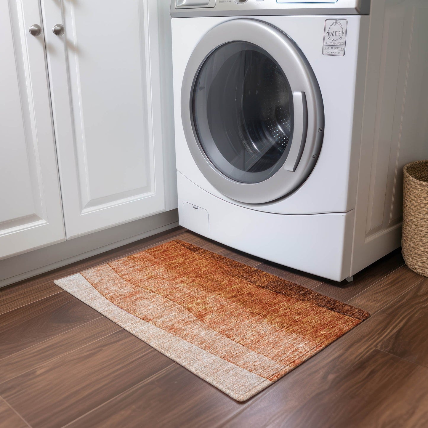 Tapis Chantille contemporain ombré lavable en machine pour intérieur/extérieur