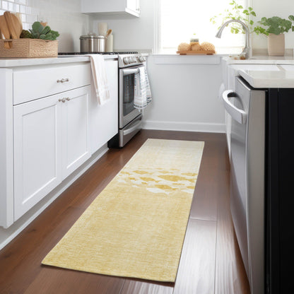 Tapis Chantille moderne sur le thème marin, lavable en machine, pour intérieur/extérieur