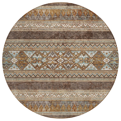 Tapis Chantille tribal bohème lavable en machine pour intérieur/extérieur