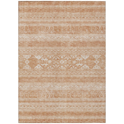 Tapis Chantille tribal bohème lavable en machine pour intérieur/extérieur