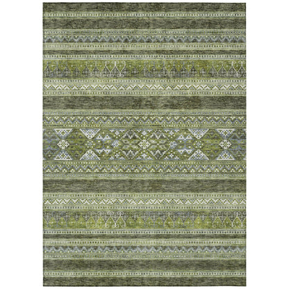 Tapis Chantille tribal bohème lavable en machine pour intérieur/extérieur