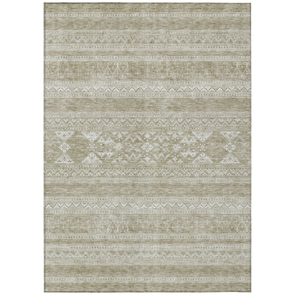 Tapis Chantille tribal bohème lavable en machine pour intérieur/extérieur