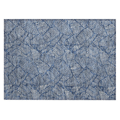 Tapis Chantille Tropical Palm lavable en machine pour intérieur/extérieur