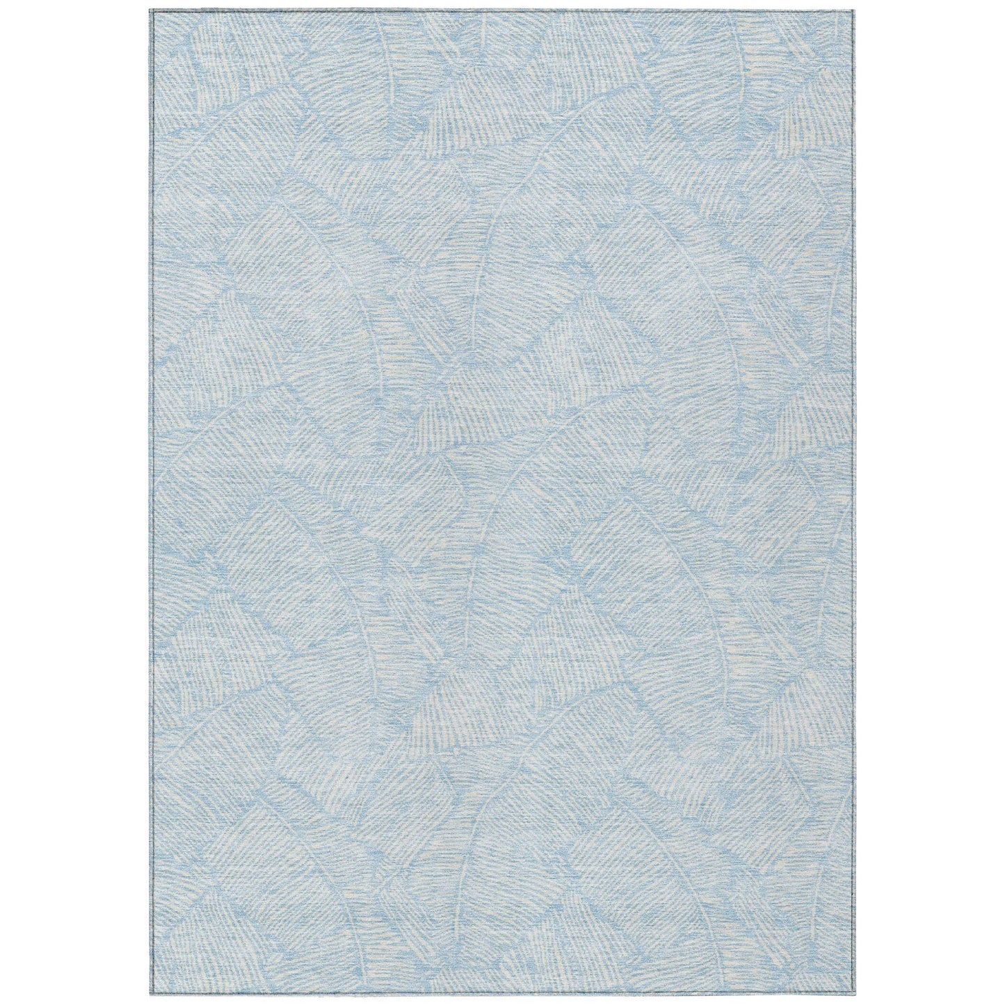 Tapis Chantille Tropical Palm lavable en machine pour intérieur/extérieur