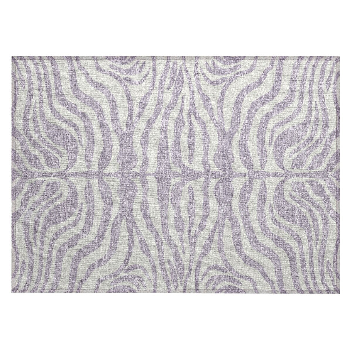 Tapis Chantille moderne à motif animal, lavable en machine, pour intérieur et extérieur