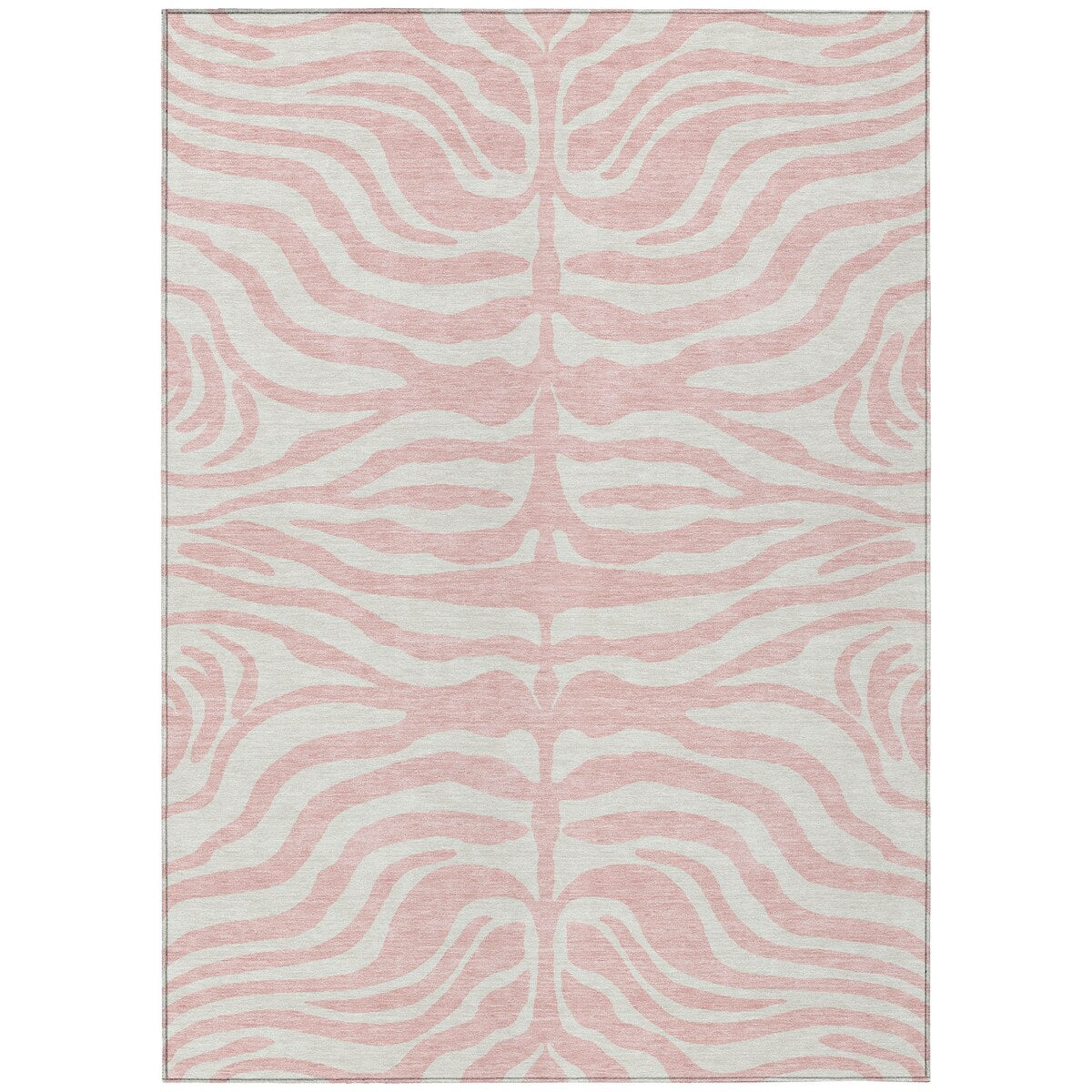 Tapis Chantille moderne à motif animal, lavable en machine, pour intérieur et extérieur