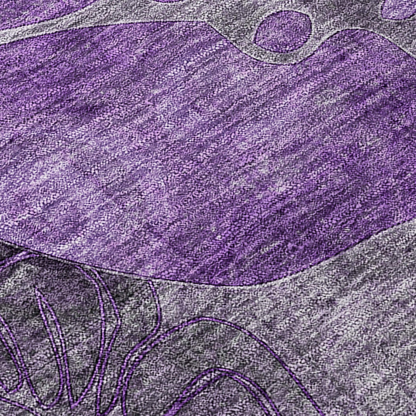 Tapis Chantille moderne à motif floral lavable en machine pour intérieur/extérieur