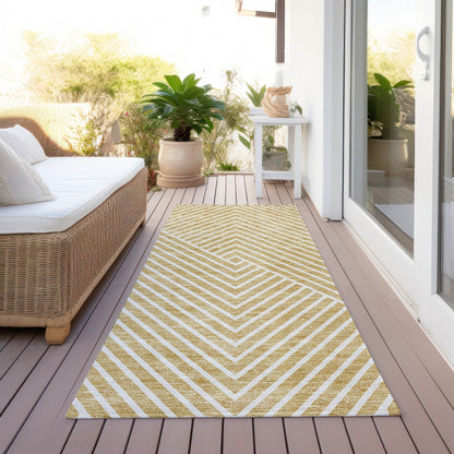 Tapis Chantille géométrique moderne lavable en machine pour intérieur/extérieur