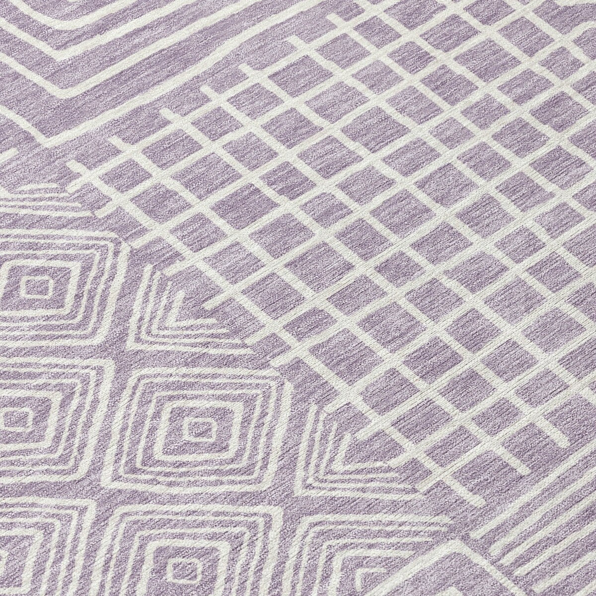 Tapis moderne en mosaïque Chantille lavable en machine pour intérieur/extérieur