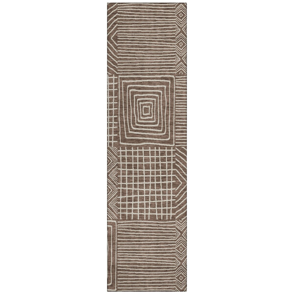 Tapis moderne en mosaïque Chantille lavable en machine pour intérieur/extérieur