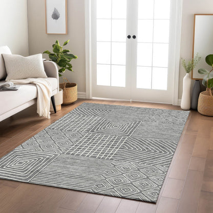Tapis moderne en mosaïque Chantille lavable en machine pour intérieur/extérieur