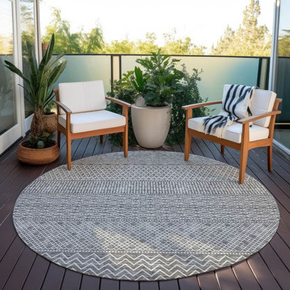 Tapis Chantille à rayures modernes, lavable en machine, pour intérieur et extérieur