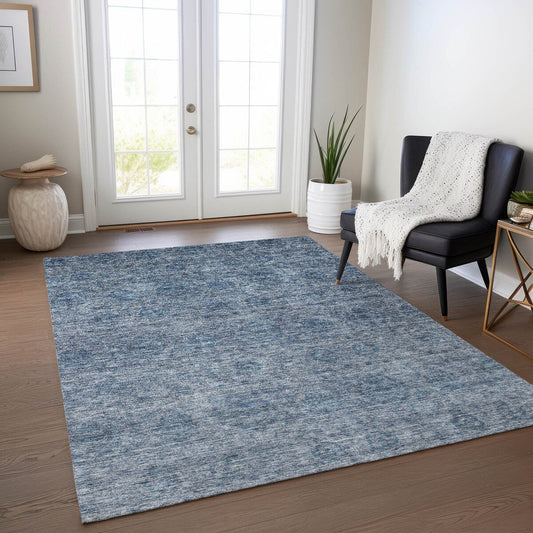 Tapis Chantille Damas Ombre lavable en machine pour intérieur/extérieur