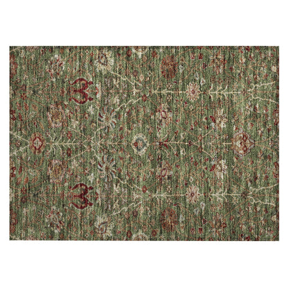 Tapis traditionnel Kashan Chantille lavable en machine pour intérieur/extérieur