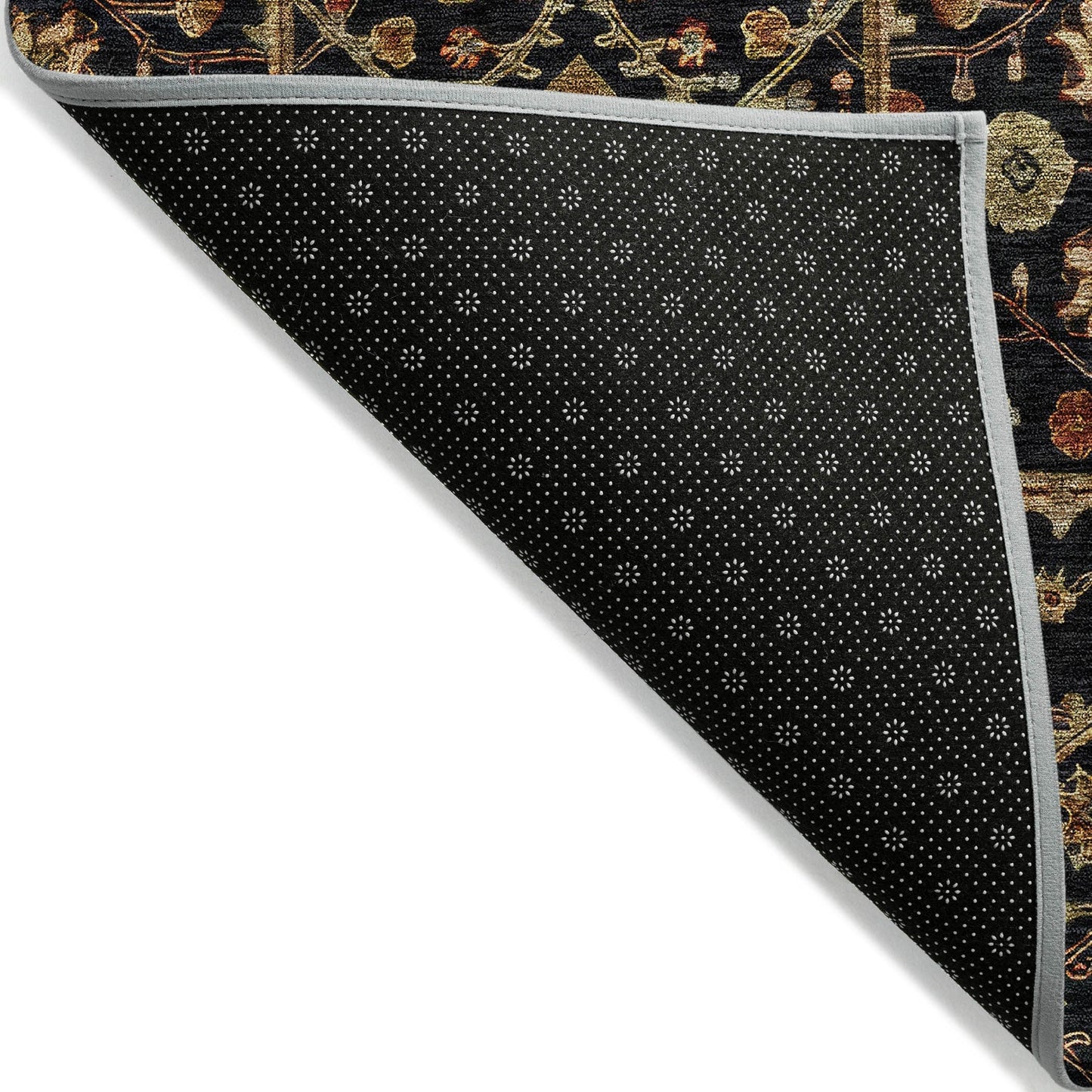 Tapis persan traditionnel en chantille lavable en machine pour intérieur/extérieur