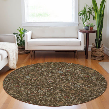 Tapis persan traditionnel en chantille lavable en machine pour intérieur/extérieur