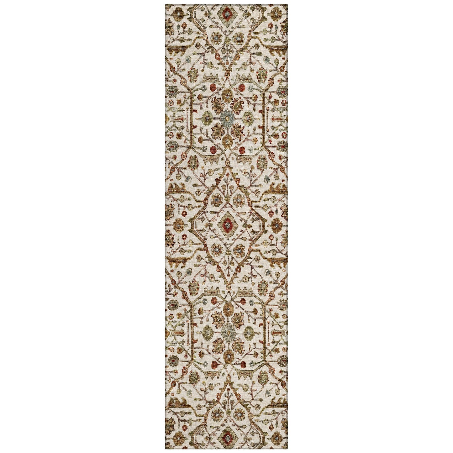 Tapis persan traditionnel en chantille lavable en machine pour intérieur/extérieur