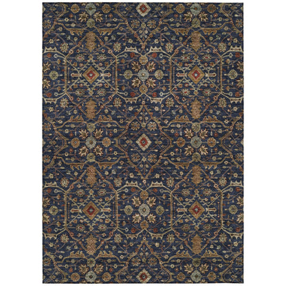 Tapis persan traditionnel en chantille lavable en machine pour intérieur/extérieur
