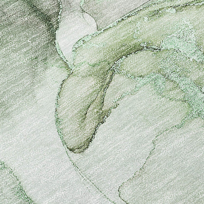 Tapis Chantille aquarelle lavable en machine pour intérieur/extérieur