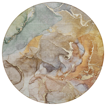 Tapis Chantille aquarelle lavable en machine pour intérieur/extérieur