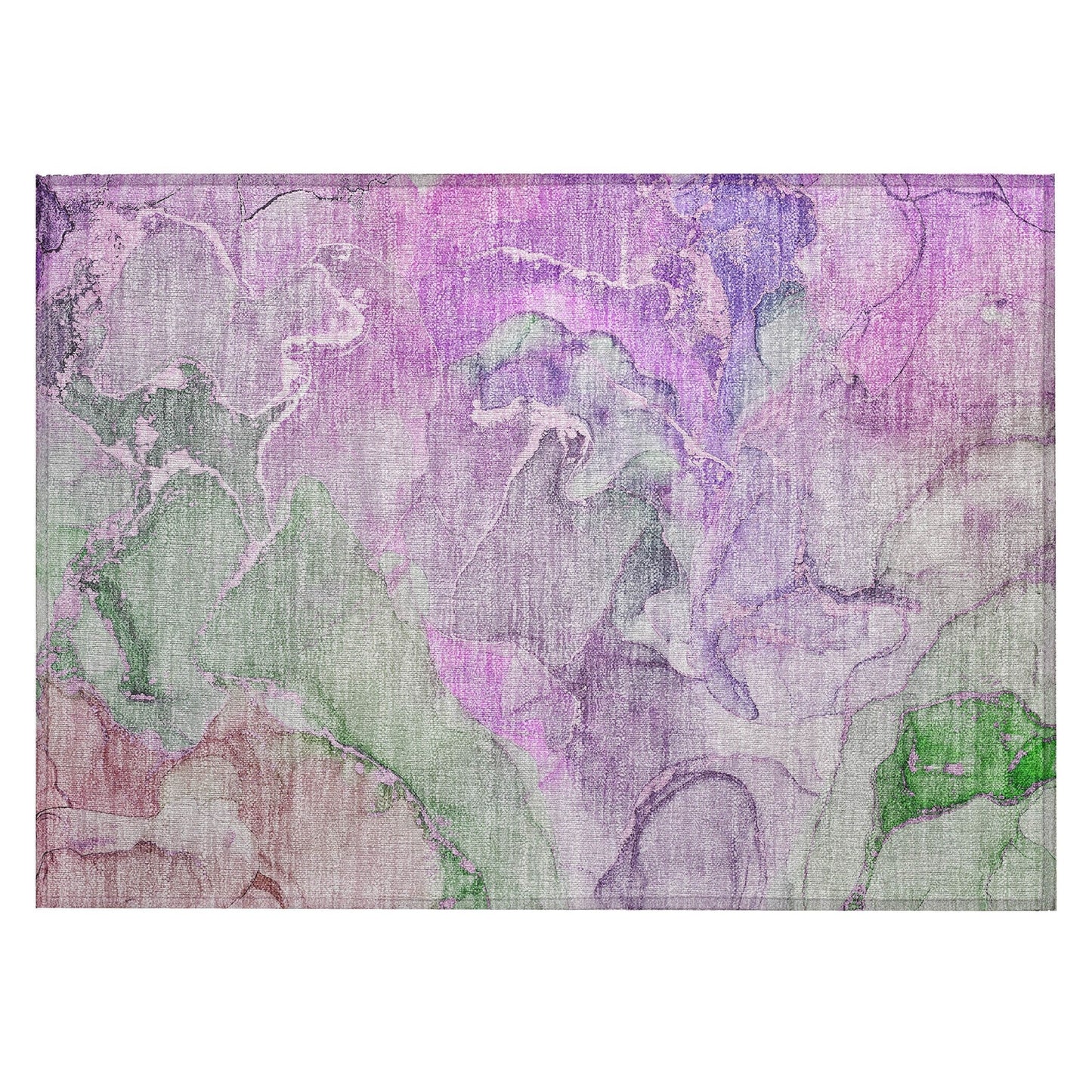 Tapis Chantille aquarelle lavable en machine pour intérieur/extérieur