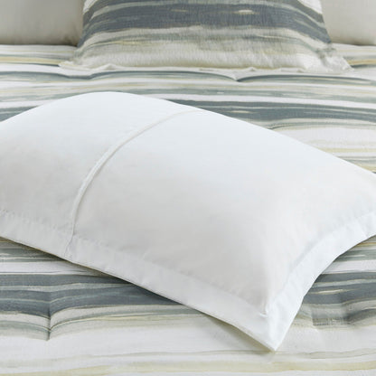 Collection Madison Park Anchorage, ensemble de couette et de courtepointe en seersucker imprimé 8 pièces