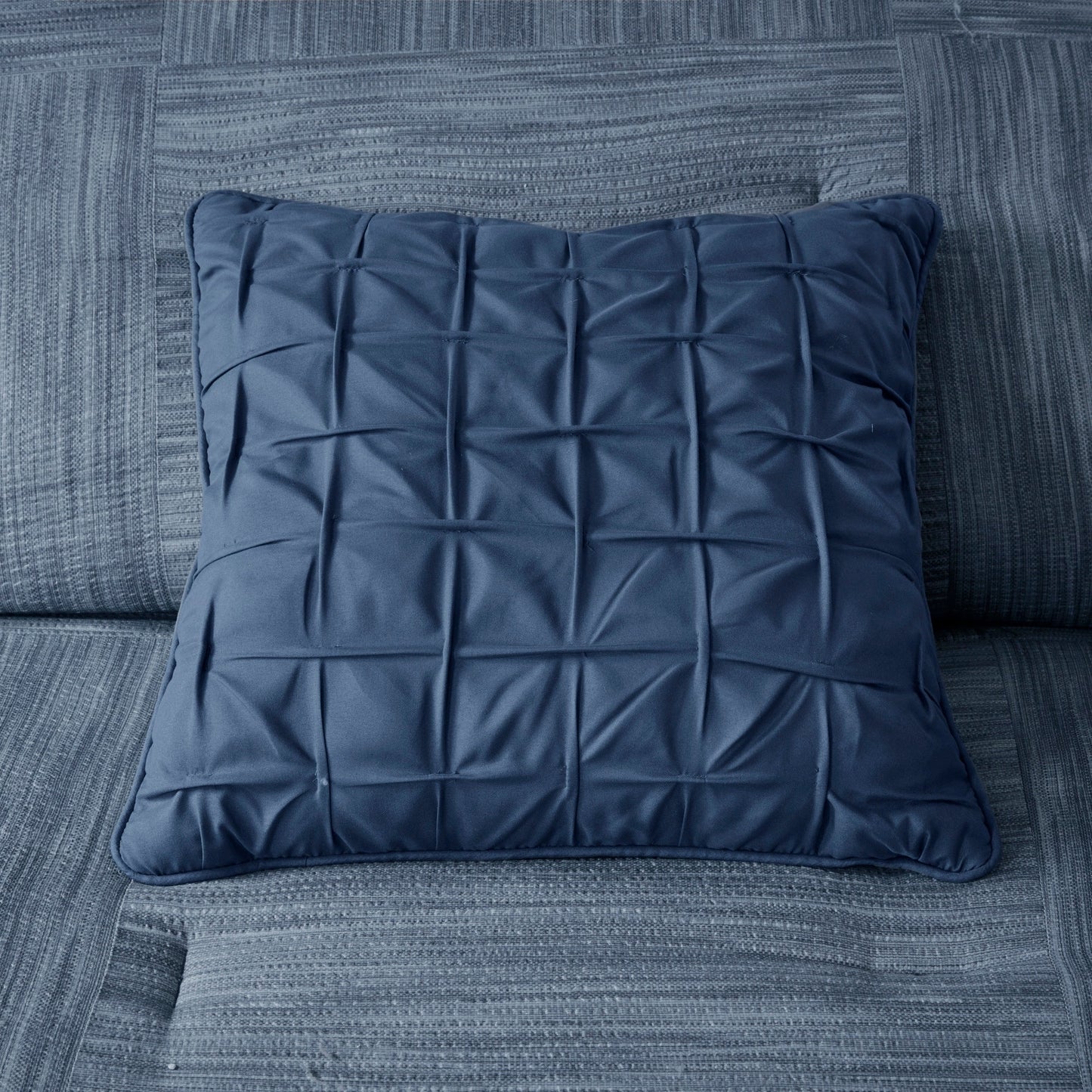 Parure de lit 7 pièces en seersucker imprimé Madison Park Clayton