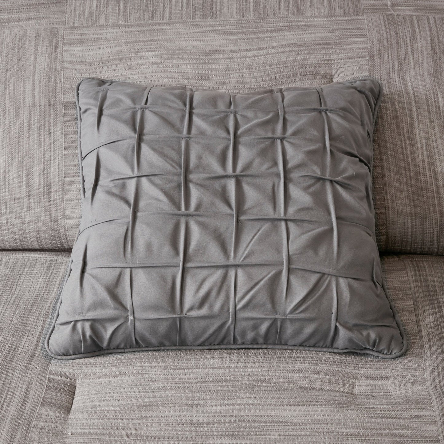 Parure de lit 7 pièces en seersucker imprimé Madison Park Clayton