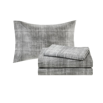 Parure de lit Madison Park Essentials Barret Aqua avec draps en coton