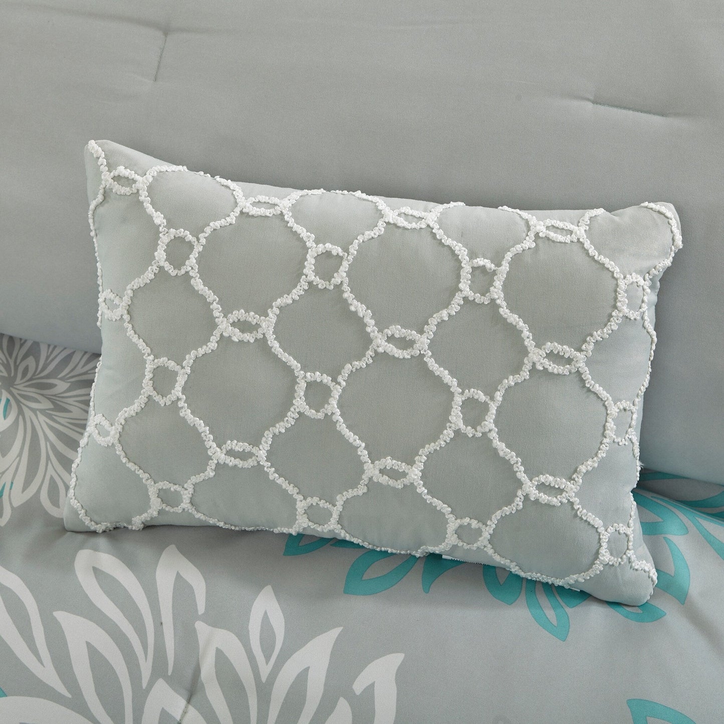 Parure de lit Madison Park Essentials Caldwell complète avec draps en coton