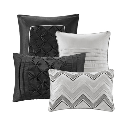 Ensemble de 24 pièces Madison Park Essentials Loretta avec rideaux et draps