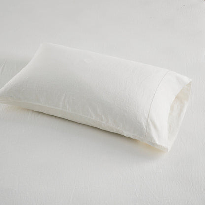 Ensemble de draps Madison Park en lin mélangé 4 pièces