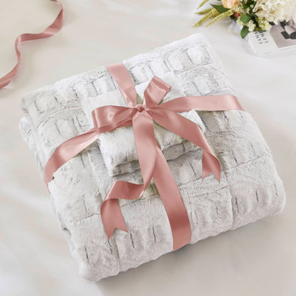 Parure de lit Madison Park Margot à imprimé dos et fourrure longue