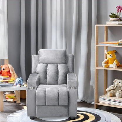 Sièges magiques pour princesses super-héros, fauteuil inclinable de luxe pour enfants avec repose-pieds, appui-tête et 2 porte-gobelets