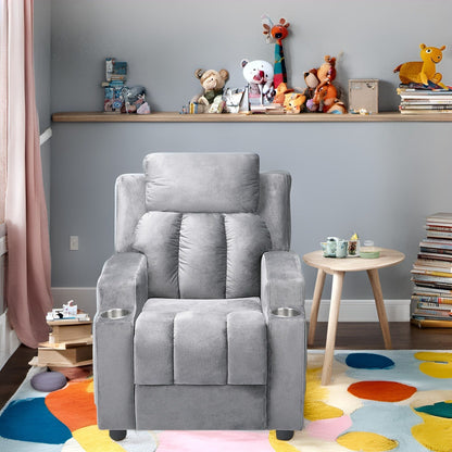 Sièges magiques pour princesses super-héros, fauteuil inclinable de luxe pour enfants avec repose-pieds, appui-tête et 2 porte-gobelets