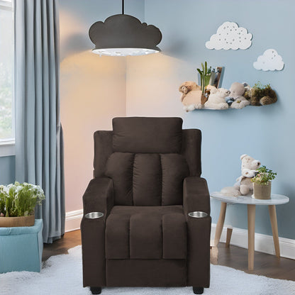 Sièges magiques pour princesses super-héros, fauteuil inclinable de luxe pour enfants avec repose-pieds, appui-tête et 2 porte-gobelets
