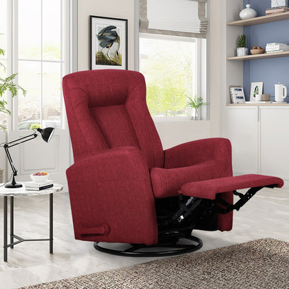 Fauteuil inclinable pivotant à bascule de 29,5 pouces de largeur
