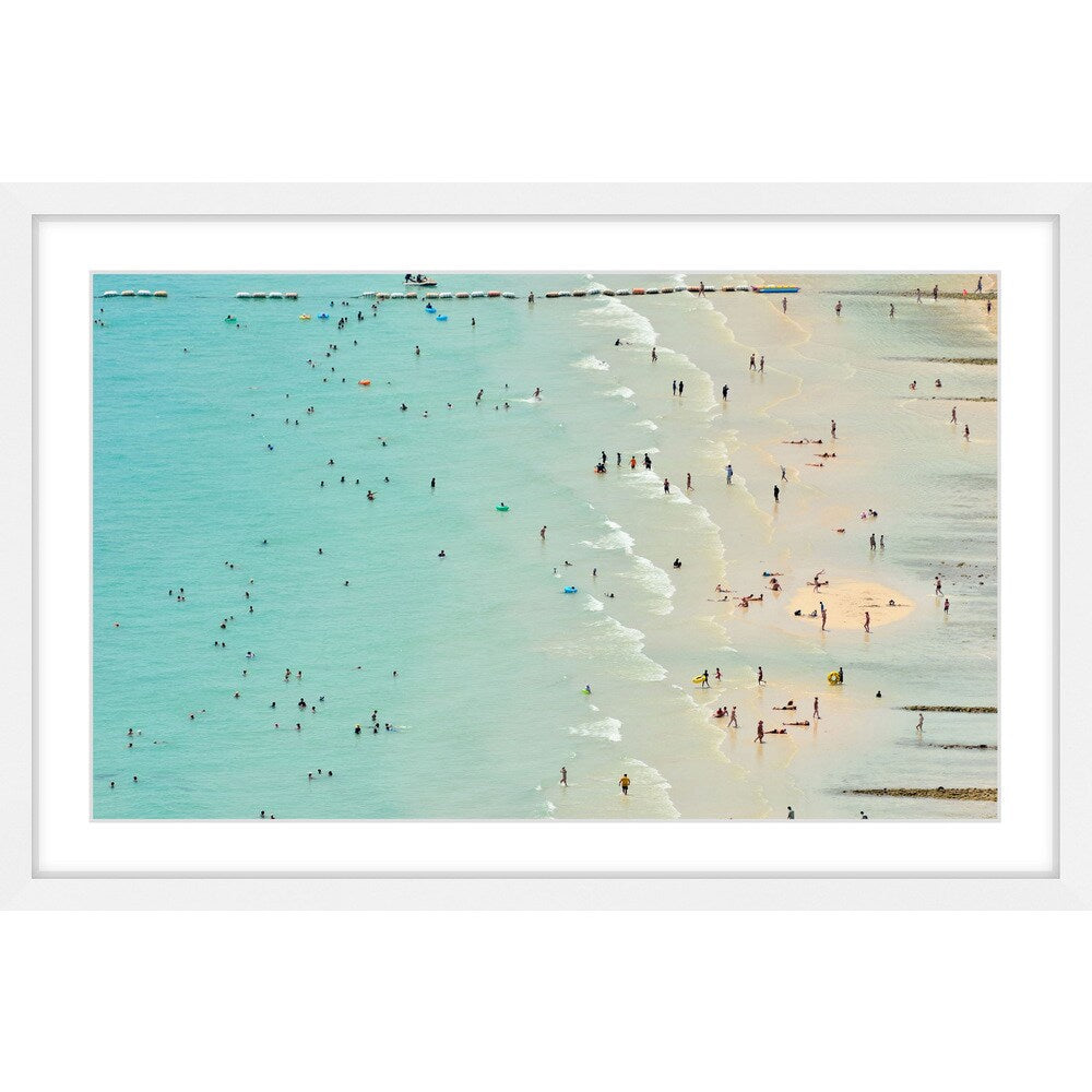 Marmont Hill - Impression encadrée « Fun at the Beach » - Multicolore