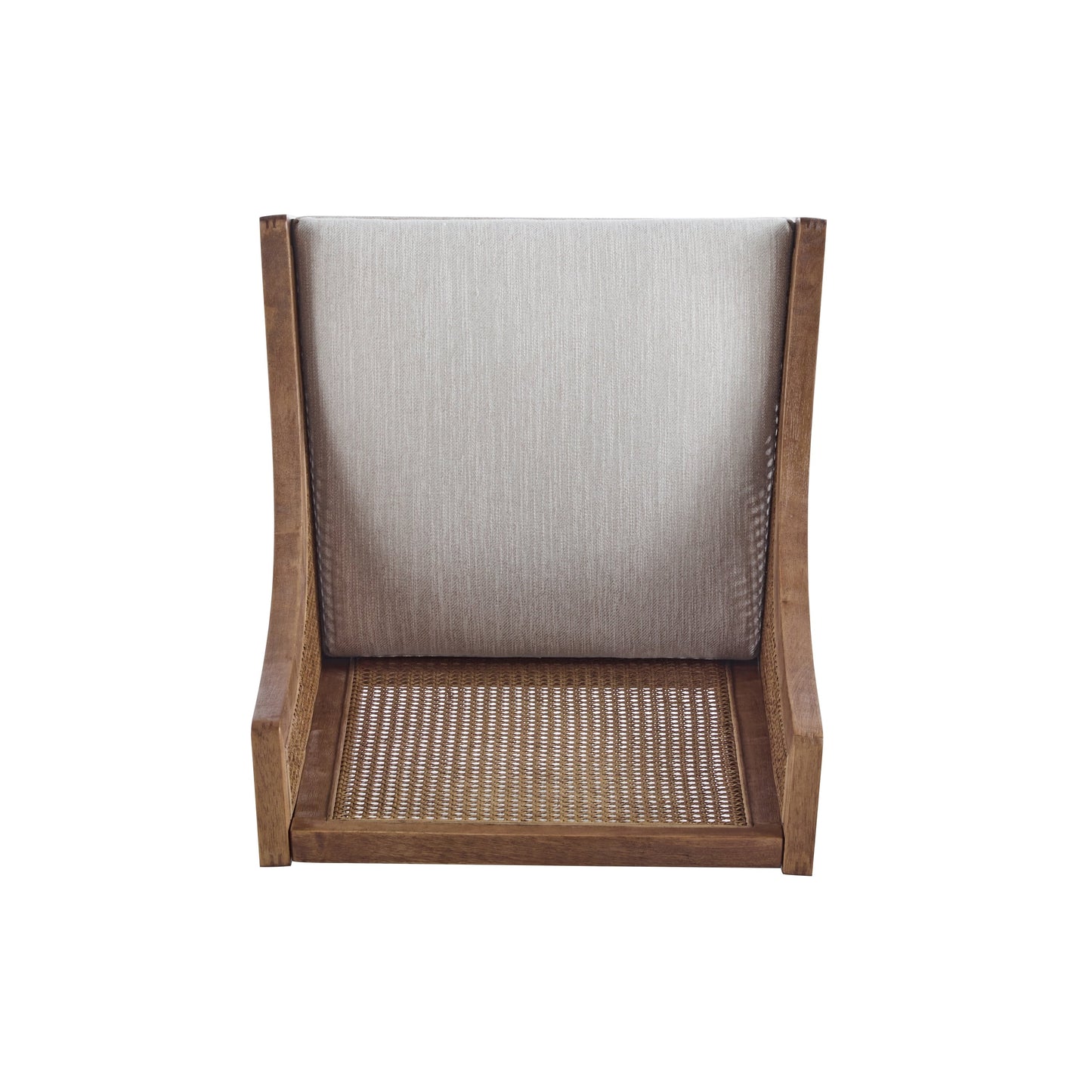 Chaises de salle à manger Maurers rembourrées en rotin et bois (lot de 2) par Christopher Knight Home