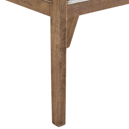 Chaises de salle à manger Maurers rembourrées en rotin et bois (lot de 2) par Christopher Knight Home