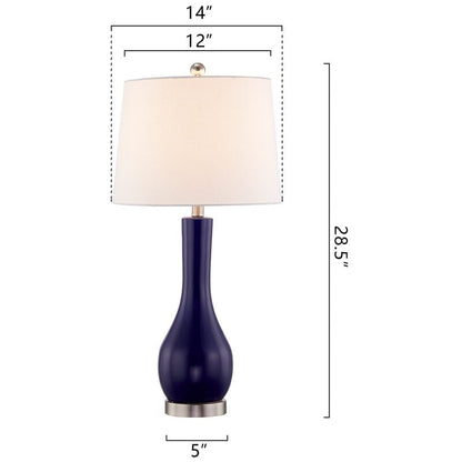 Ensemble de 2 lampes de table en céramique avec port USB (28,5 cm)