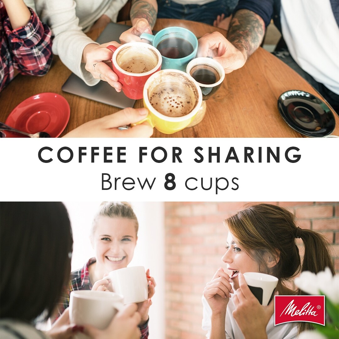 Cafetière filtre Melitta Aroma Tocco 8 tasses avec verseuse thermique et écran tactile