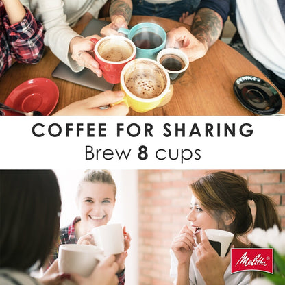 Cafetière filtre Melitta Aroma Tocco 8 tasses avec verseuse thermique et écran tactile