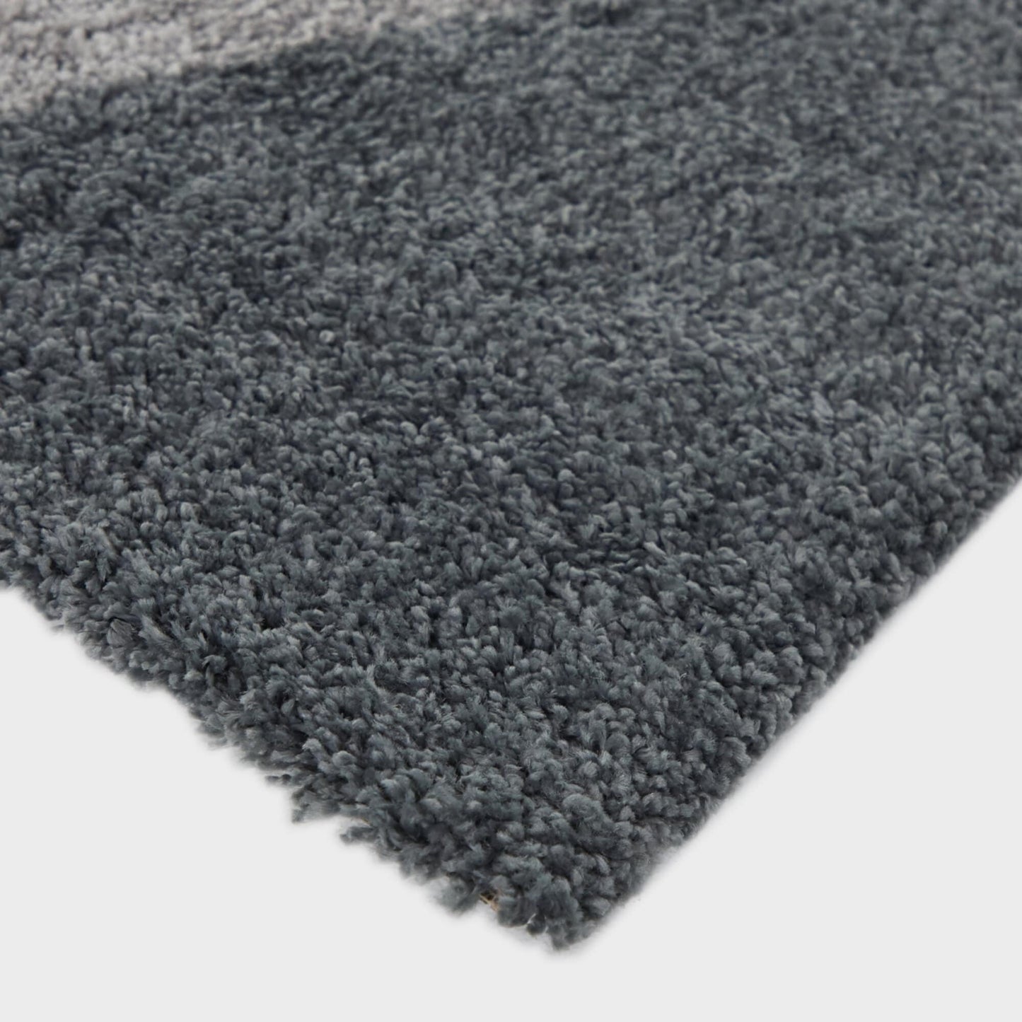 Tapis à poils longs Merrill style moderne du milieu du siècle, color block