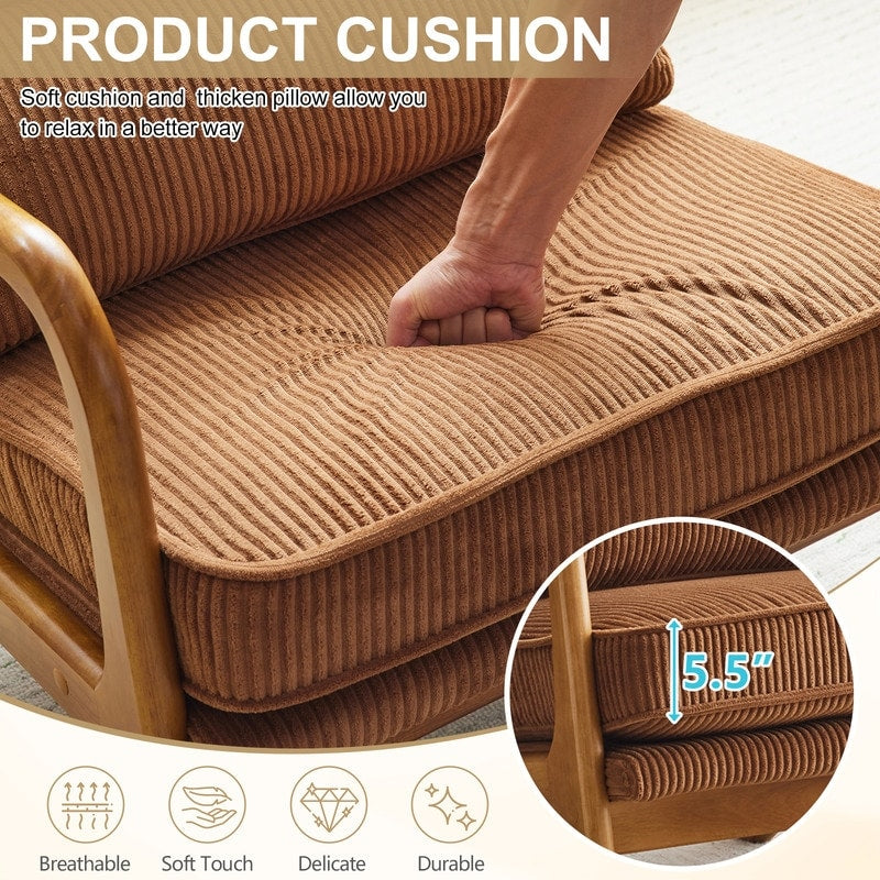 Chaise d'appoint rembourrée moderne du milieu du siècle